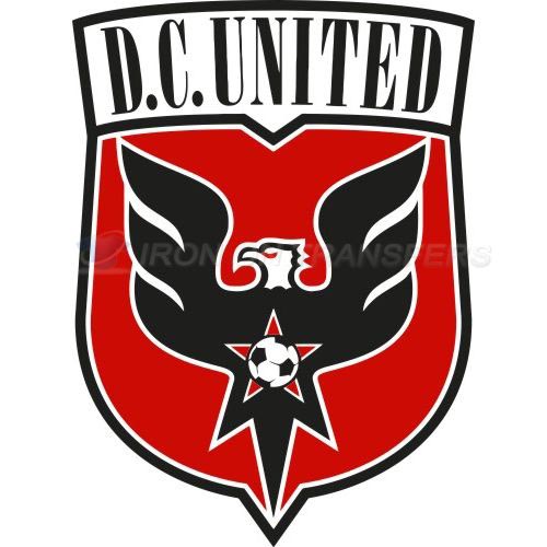 D.C. United Iron-on Stickers (Heat Transfers)NO.8297